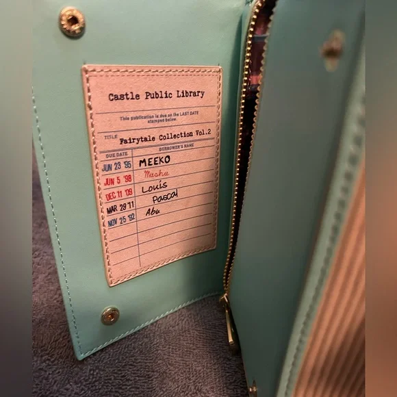 NWT. Loungefly Stitch Shoppe Disney Princess Books Volume 2 Crossbody Bag. - Picture 8 of 10